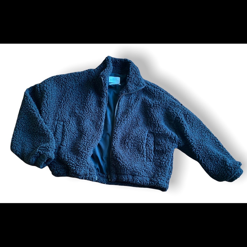 Urban Outfitters Cropper Teddy Jacket